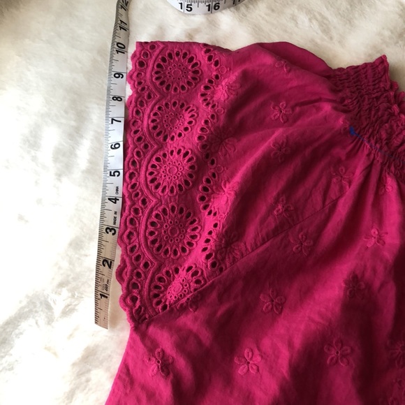 ELLISON Berry Eyelet Top In Berry - Picture 13 of 13